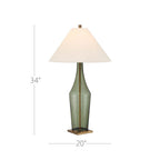 Currey And Company 6000-1010  Olive Green Table Lamp Image 2