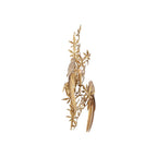 Currey And Company 5000-0281 Gold Aviary Gold Wall Sconce, Left Image 3
