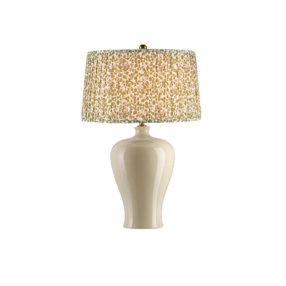 Currey And Company 0900-6001 Green Maiden Fern Green Tapered Lamp Shade Image 2