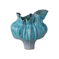 Currey And Company 1200-0981 Blue Flying Silk Blue Vase Image 1