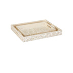 Currey And Company 1200-1020  Gerri Dot Mother Of Pearl Tray Set Of 2 Image 1