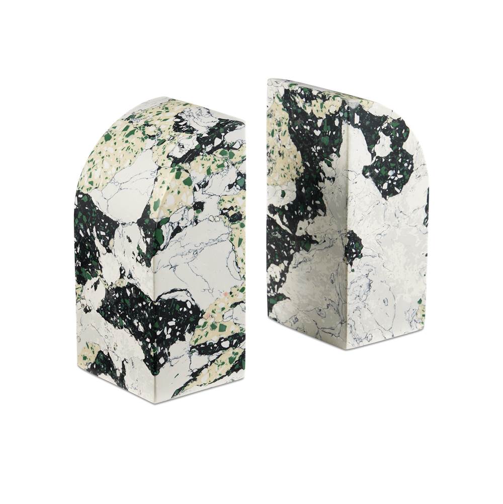 Currey And Company 1200-0949 White,Black Fossey Object Set Of 2 Image 1