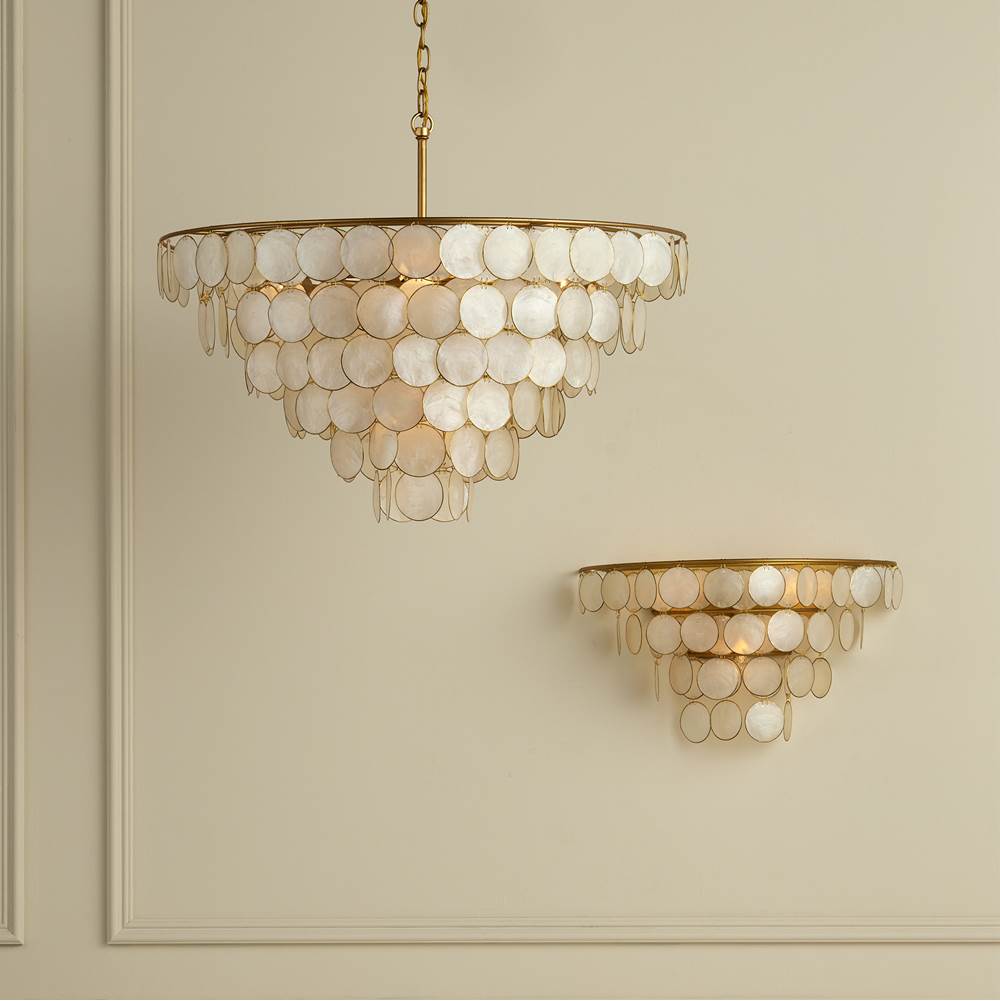 Currey And Company 5000-0223 Natural,Contemporary Gold Bon Vivant Wall Sconce Image 2