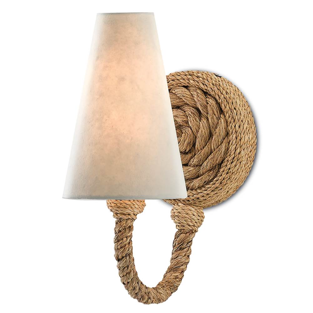 Currey And Company 5000-0072 Natural Wallis Wall Sconce Image 9