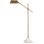 Currey And Company  Repertoire Brass Floor Lamp