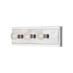 Currey And Company 5800-0054 Natural,Polished Nickel Berdine Medium Nickel Bath Wall Sconce Image 2