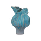 Currey And Company 1200-0981 Blue Flying Silk Blue Vase Image 4