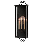 Currey And Company 5500-0007 Midnight Giatti Large Outdoor Wall Sconce Image 1