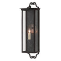 Currey And Company 5500-0009 Midnight Giatti Small Outdoor Wall Sconce Image 1