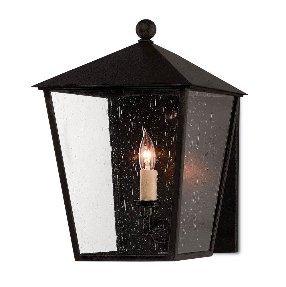 Currey And Company 5500-0012 Midnight Bening Small Outdoor Wall Sconce Image 1