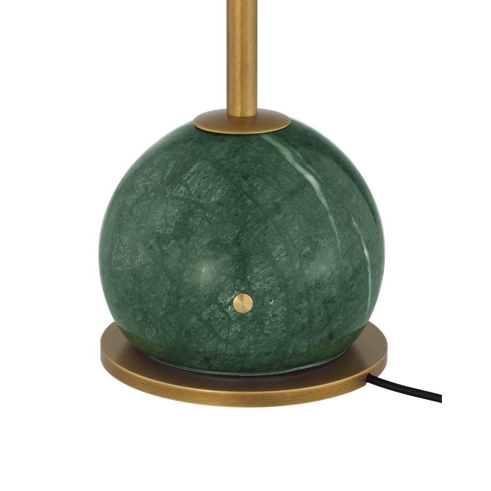 Currey And Company 6700-0009 Antique Brass,Green Journey Green And Brass Cordless Table Lamp Image 4