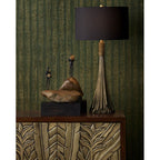 Currey And Company 1200-0910 Brown,Bronze,Green Man On Rock Medium Bronze Image 2