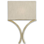 Currey And Company  Cornwall Silver Wall Sconce