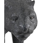 Currey And Company  Standing Black Panther Bronze