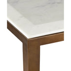 Currey And Company  Oblique Marble Console Table
