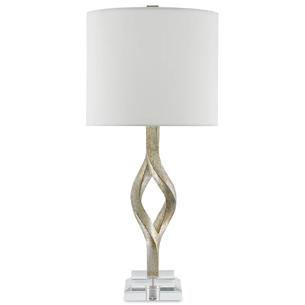 Currey And Company 6000-0071 Chinois Silver Leaf Elyx Table Lamp Image 9