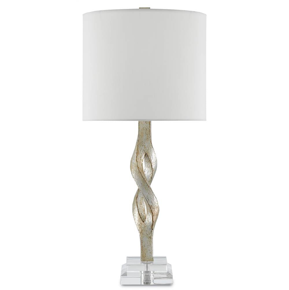 Currey And Company 6000-0071 Chinois Silver Leaf Elyx Table Lamp Image 8