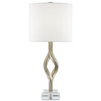 Currey And Company 6000-0071 Chinois Silver Leaf Elyx Table Lamp Image 7