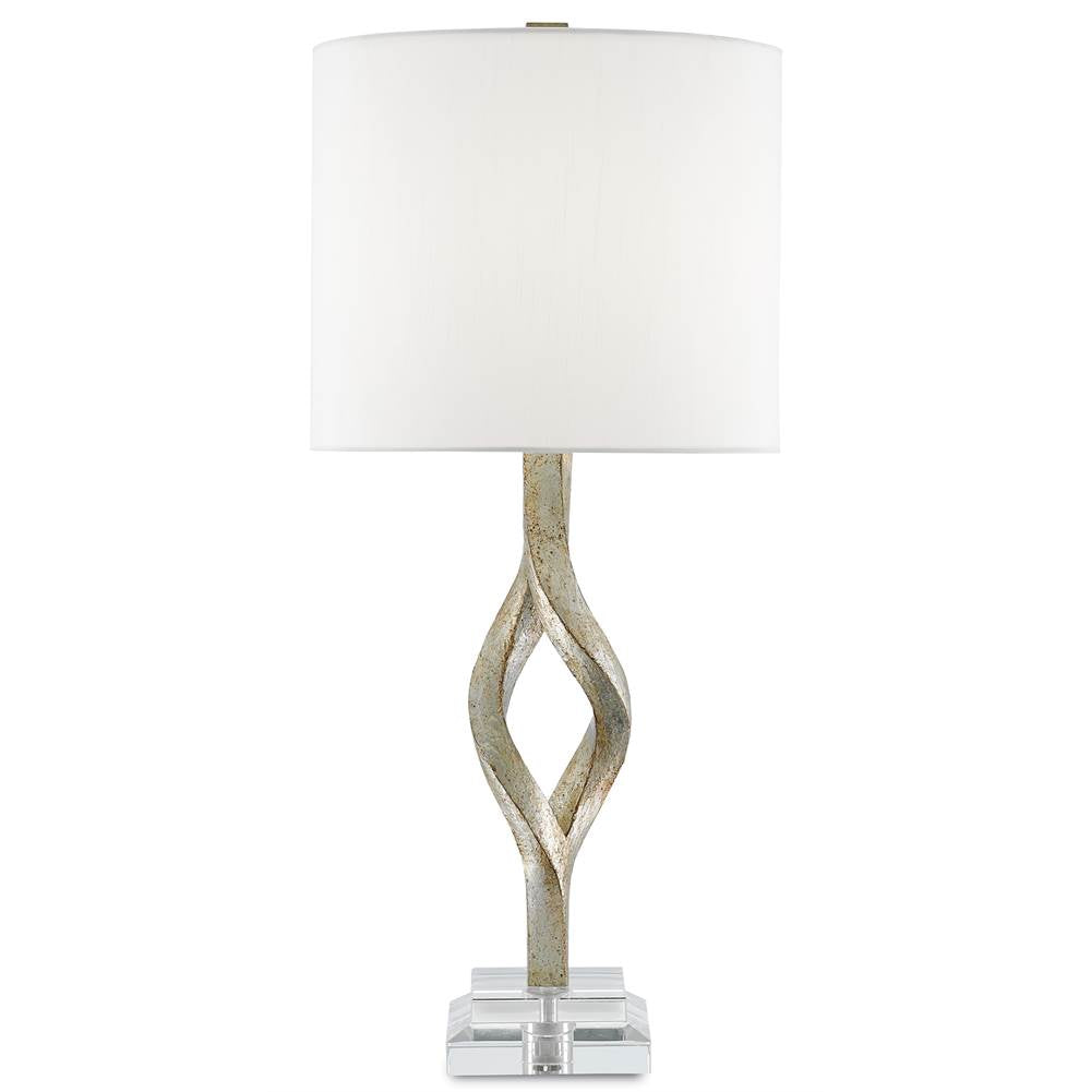 Currey And Company 6000-0071 Chinois Silver Leaf Elyx Table Lamp Image 7