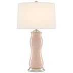 Currey And Company 6000-0236 Blush,Silver Leaf Ondine Table Lamp Image 1