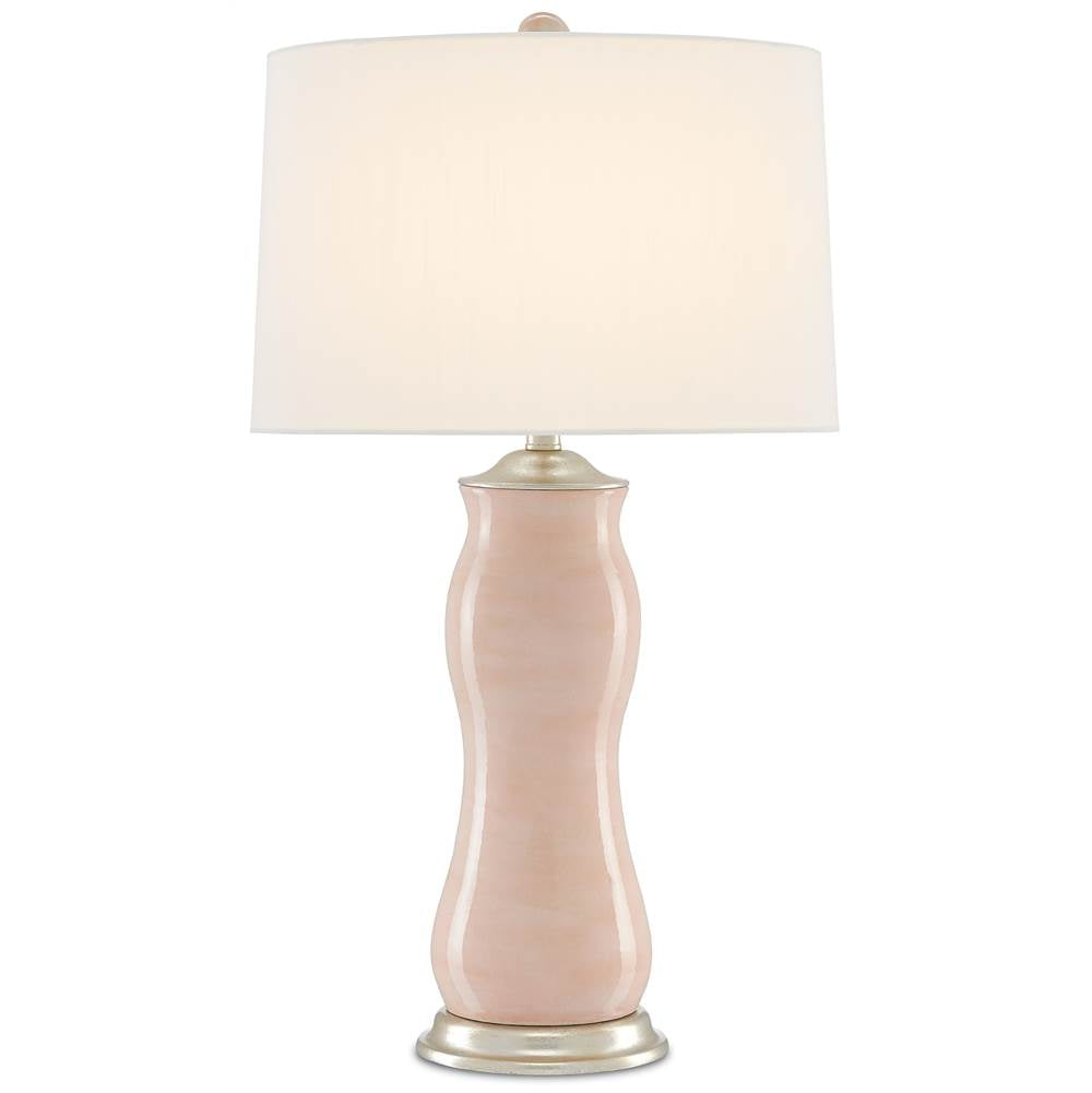 Currey And Company 6000-0236 Blush,Silver Leaf Ondine Table Lamp Image 1
