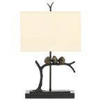 Currey And Company 6000-0240 Bronze,Black Sparrow Table Lamp Image 1