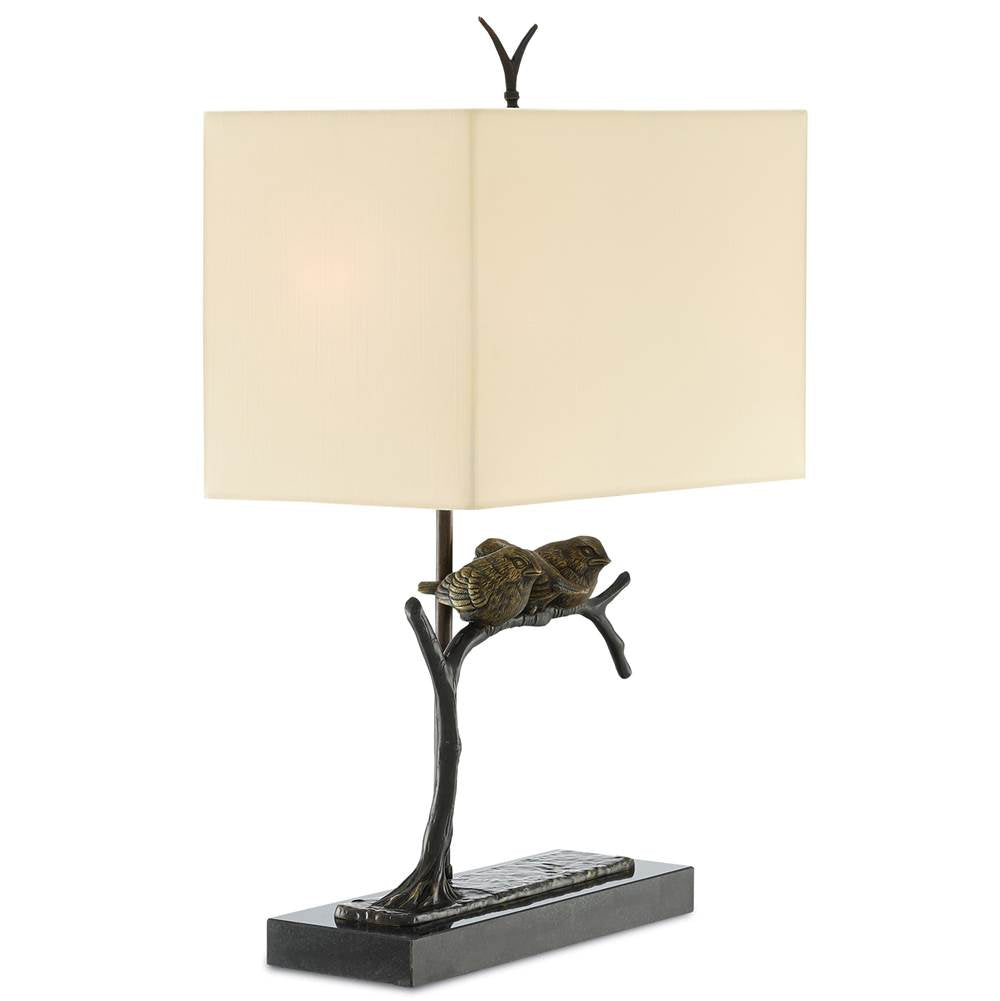 Currey And Company 6000-0240 Bronze,Black Sparrow Table Lamp Image 9
