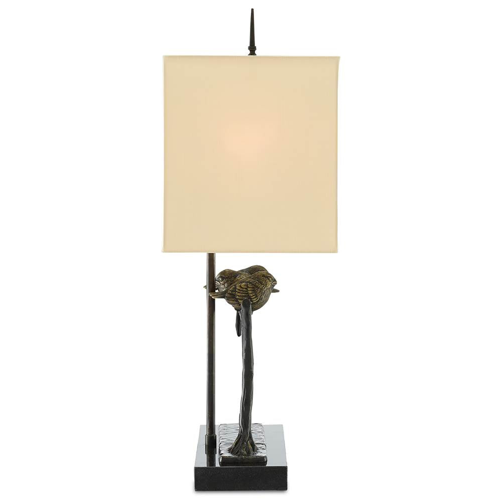 Currey And Company 6000-0240 Bronze,Black Sparrow Table Lamp Image 8
