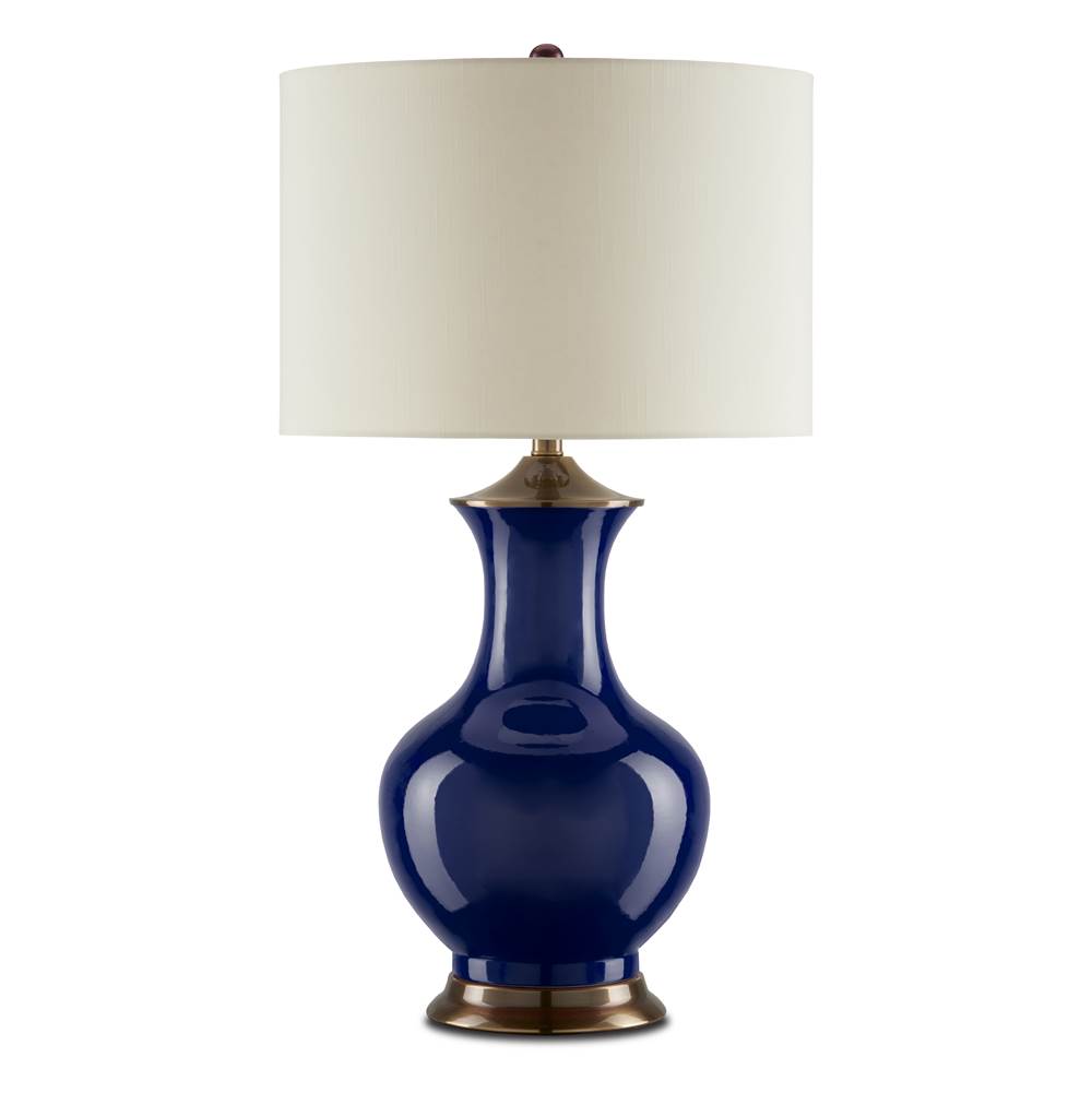Currey And Company  Lilou Blue Table Lamp