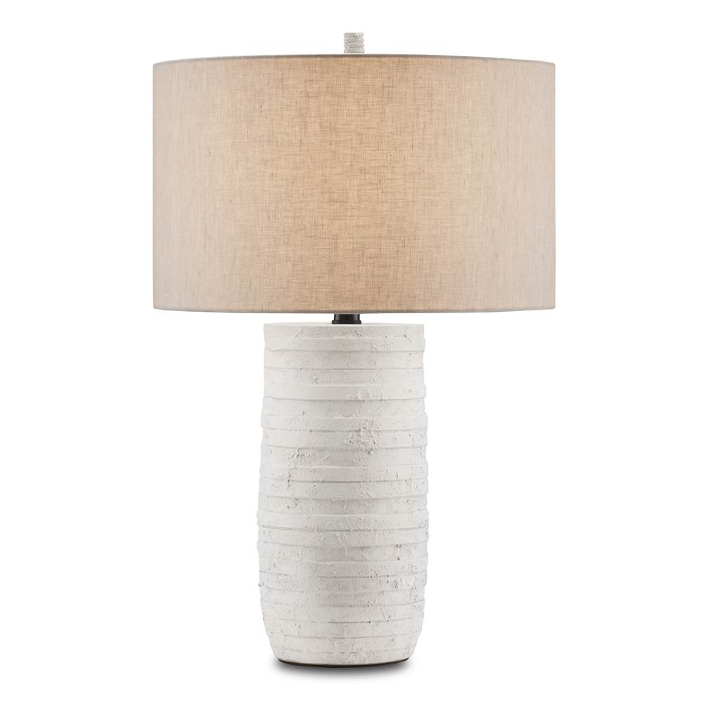 Currey And Company 6000-0849 White Innkeeper White Table Lamp Image 1