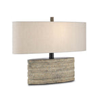 Currey And Company 6000-0858 Rustic Innkeeper Oval Table Lamp Image 6