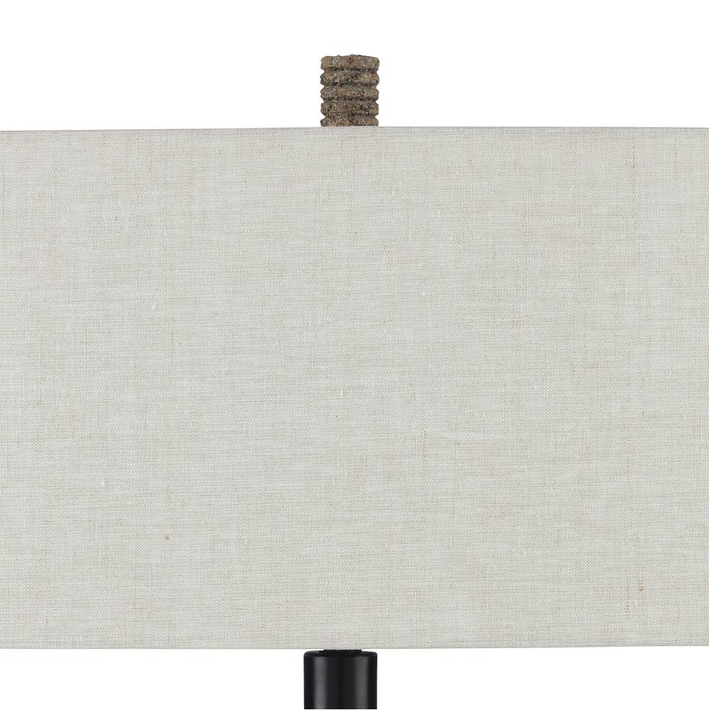 Currey And Company 6000-0858 Rustic Innkeeper Oval Table Lamp Image 5