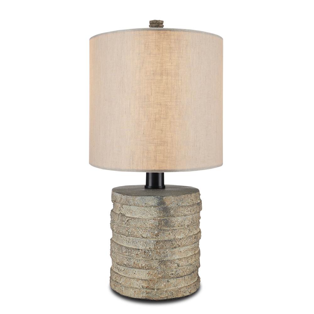 Currey And Company 6000-0858 Rustic Innkeeper Oval Table Lamp Image 3