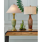 Currey And Company Classico Green Table Lamp
