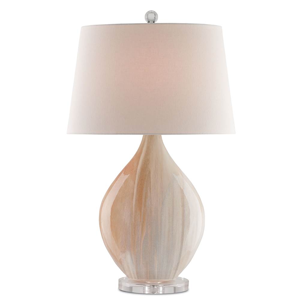 Currey And Company 6111 Amber Opal Table Lamp Image 1