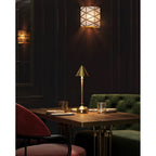 Currey And Company 6700-0007 Brass Traipse Brass Cordless Table Lamp Image 2