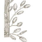 Currey And Company 1000-0162 Silver Forget-me-not Silver Rectangular Mirror Image 7