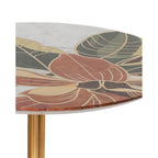 Currey And Company  Roselle Stone Inlay Accent Table
