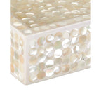 Currey And Company Gerri Dot Mother Of Pearl Tray Set Of 2