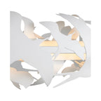 Currey And Company  Tijereta White Chandelier