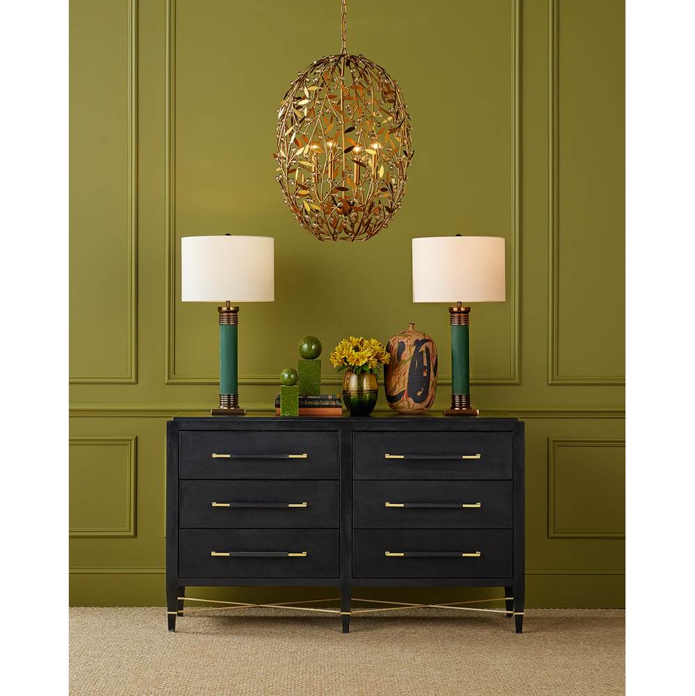 Currey And Company 9000-1290 Gold Secret Garden Gold Chandelier Image 3