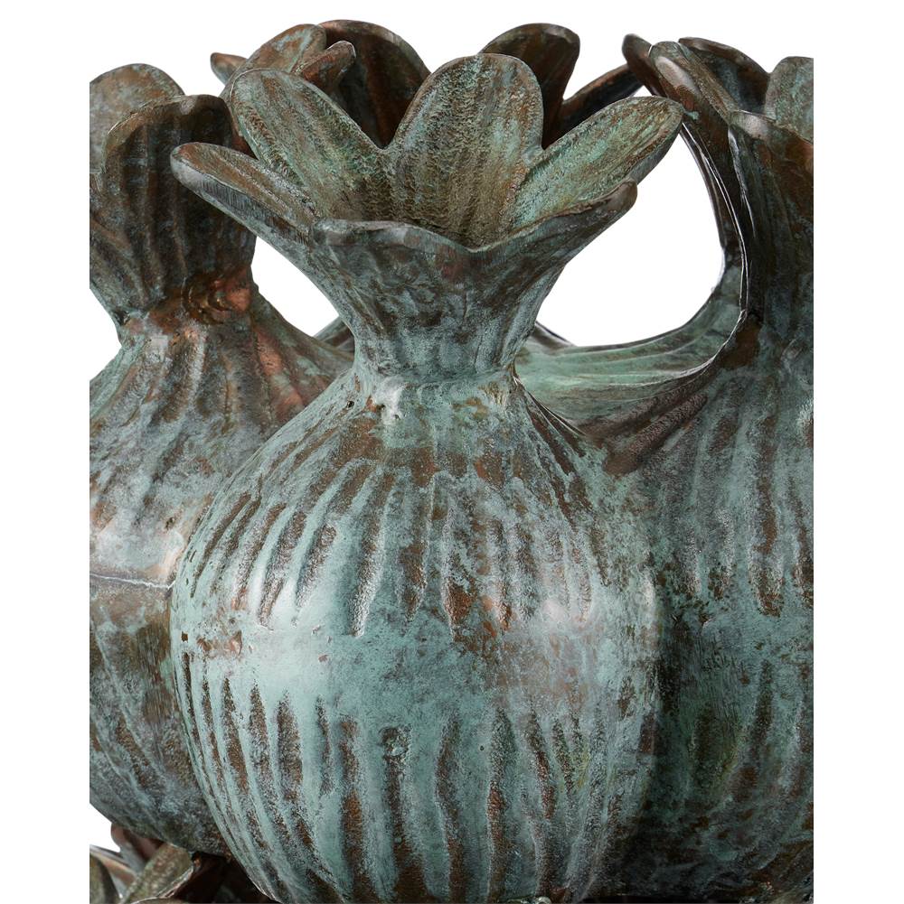 Currey And Company 1200-0940 Verdigris Amsterdam Tulip Vase Image 3
