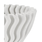 Currey And Company  Ripple White Vase