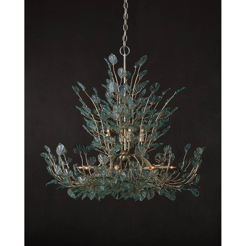 Currey And Company 9000-1294 Silver Baobab Large Silver Chandelier Image 2