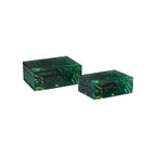 Currey And Company 1200-0924 Dark Green Interstellar Green Box Set Of 2 Image 5