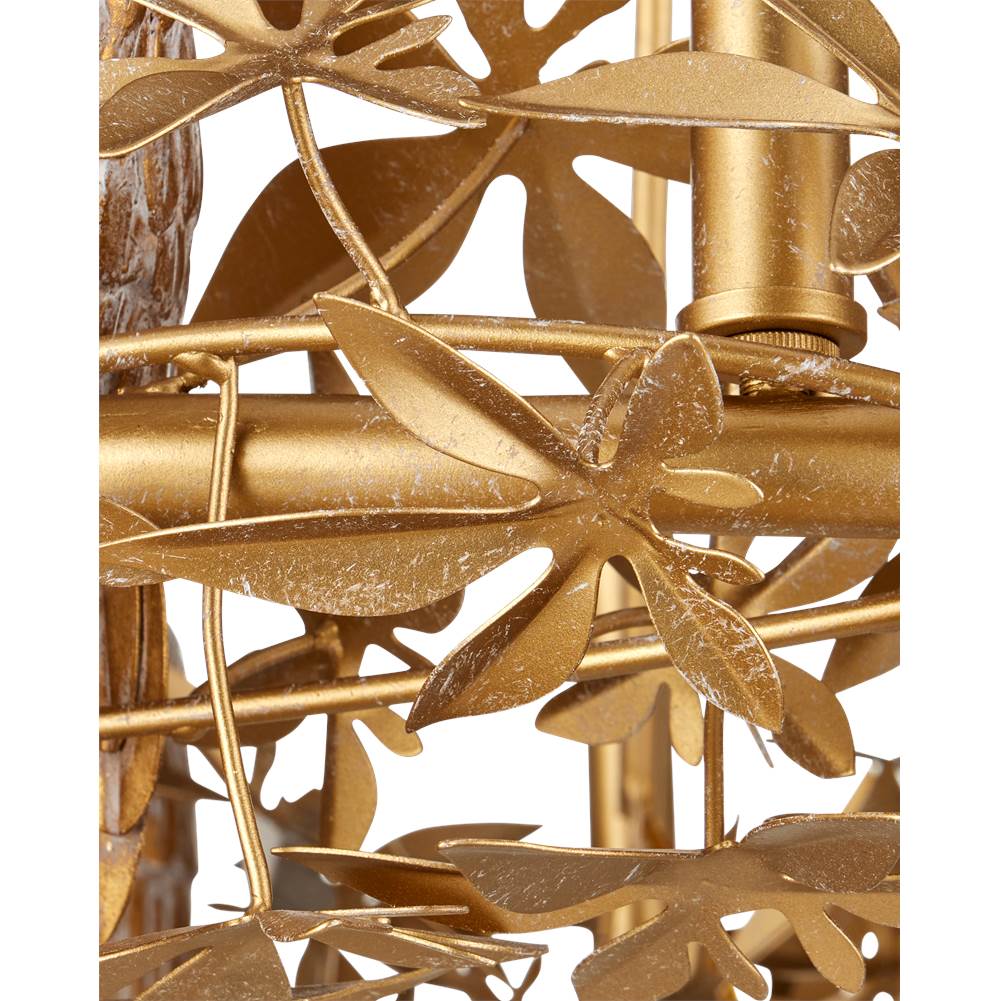 Currey And Company 9000-1321 Gold Aviary Gold Two-tier Chandelier Image 5