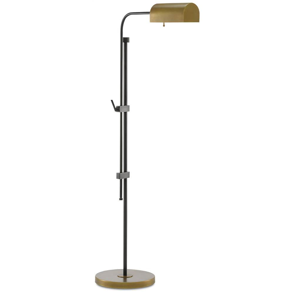 Currey And Company 8000-0021 Oil Rubbed Bronze,Antique Brass Hearst Floor Lamp Image 1