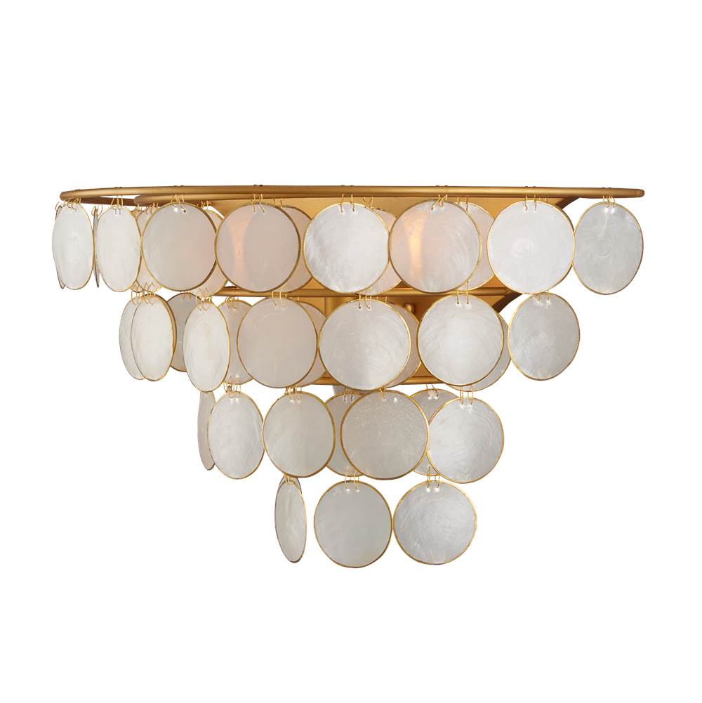Currey And Company 5000-0223 Natural,Contemporary Gold Bon Vivant Wall Sconce Image 5