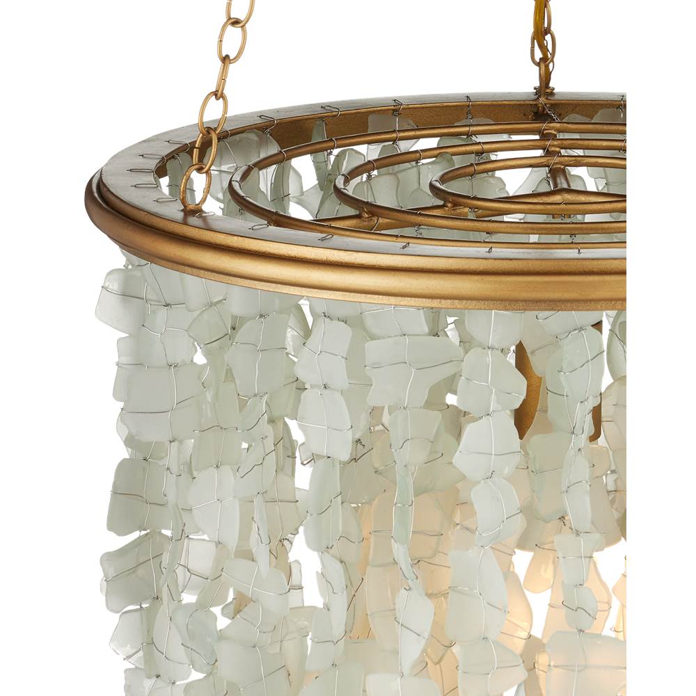 Currey And Company Verre De Mer Small Chandelier
