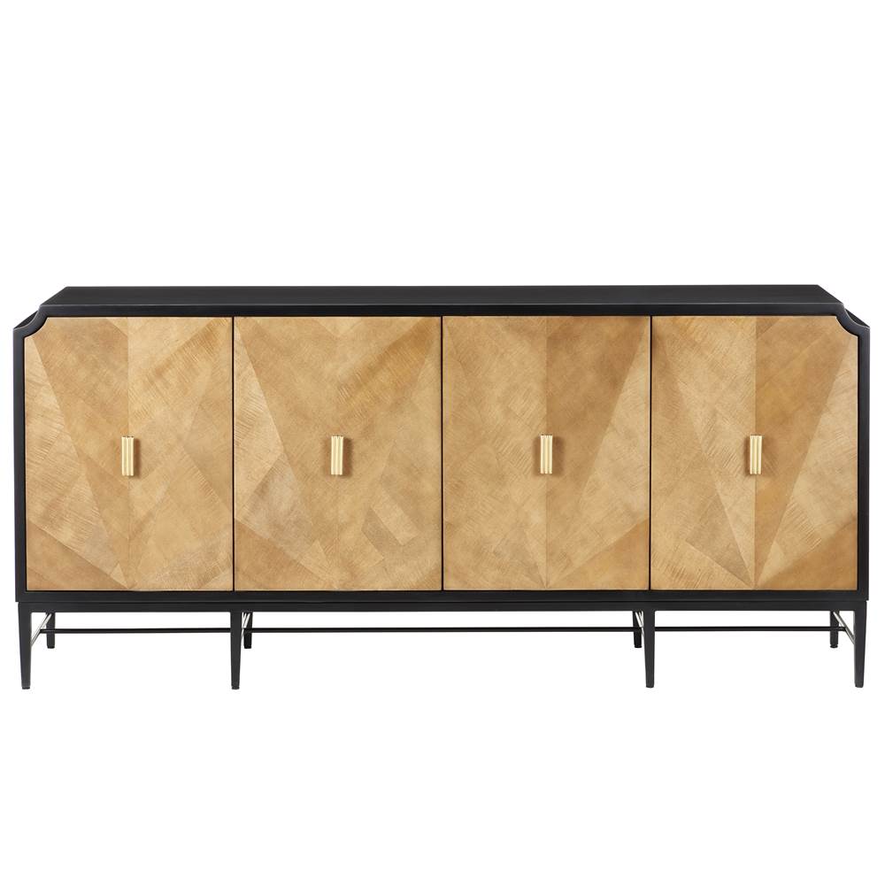 Currey And Company  Kallista Taupe Credenza